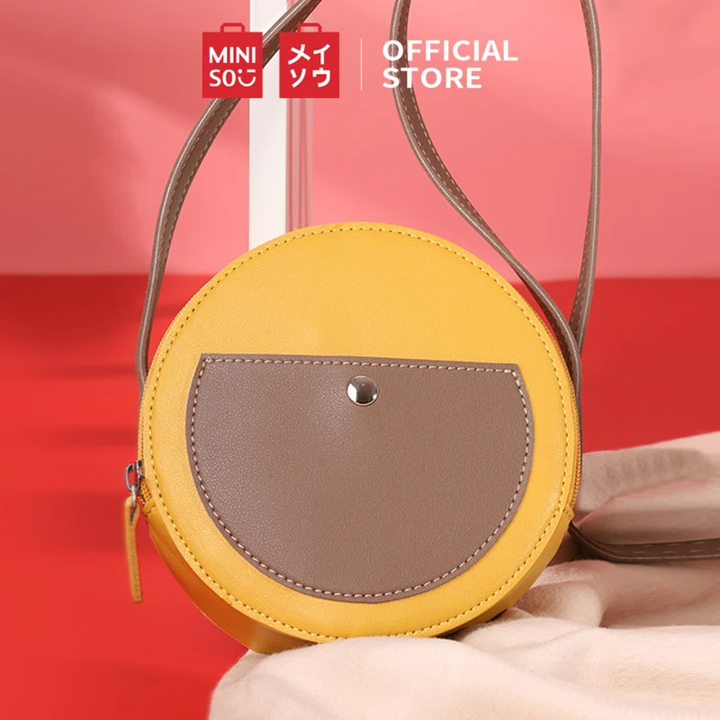 Miniso Tas Bahu Tas Selempang Bulat Fashion