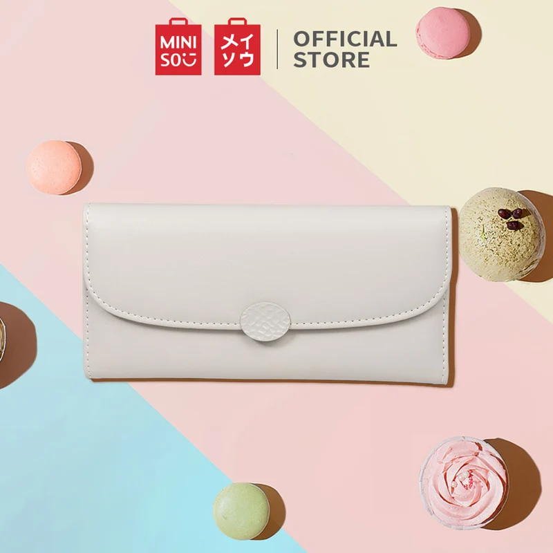 Miniso Dompet Wanita Kopling Dengan Pemegang Kartu