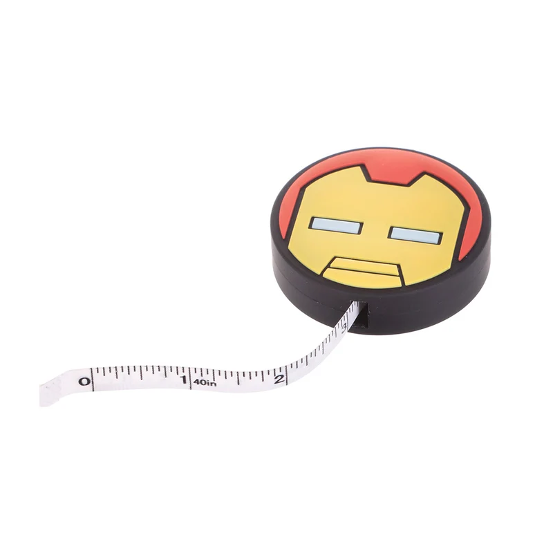 MINISO X MARVEL Pesona Tas dengan Pita Pengukur Dekorasi Tas Liontin Tas