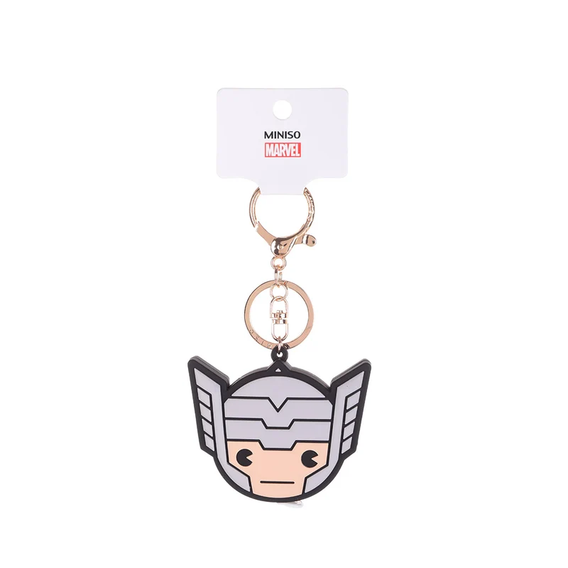 MINISO X MARVEL Pesona Tas dengan Pita Pengukur Dekorasi Tas Liontin Tas