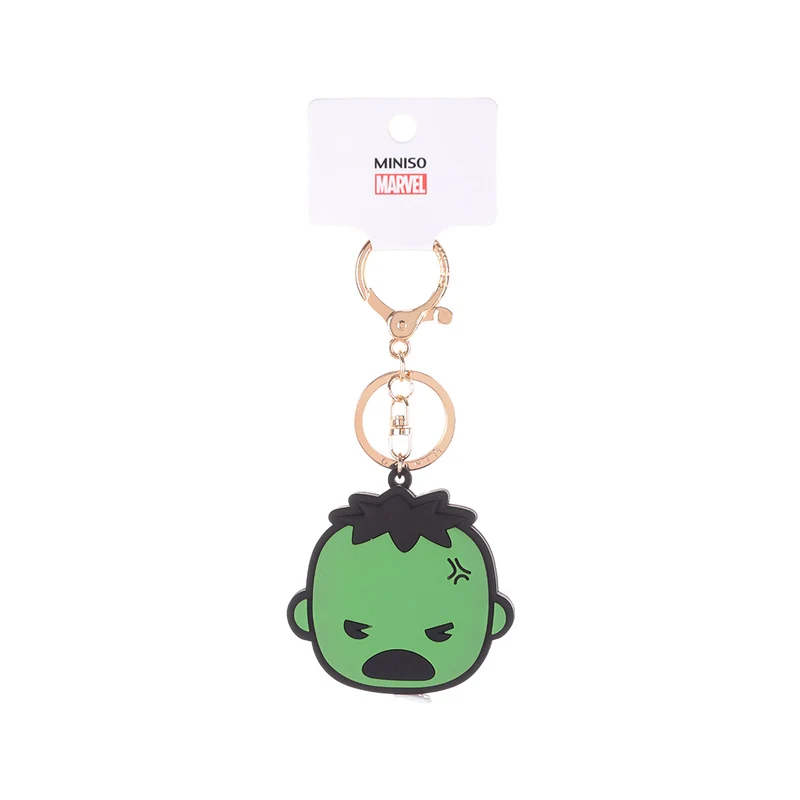 MINISO X MARVEL Pesona Tas dengan Pita Pengukur Dekorasi Tas Liontin Tas
