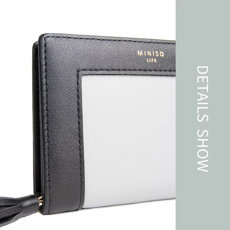 Miniso Official Women's Short Wallet with Tassels women purse