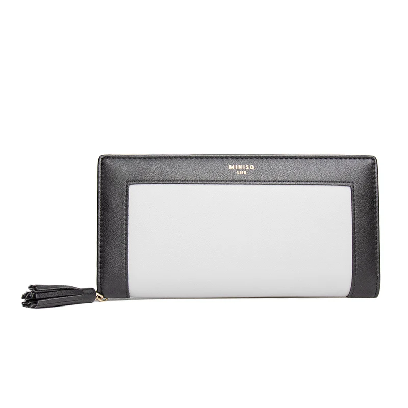 Miniso Official Women's Long Wallet With Tassels-dompet panjang