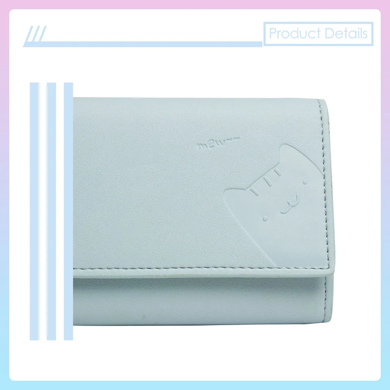 MINISO Dompet Wanita Panjang Wallet Simple Motif Hewan Korea Lucu