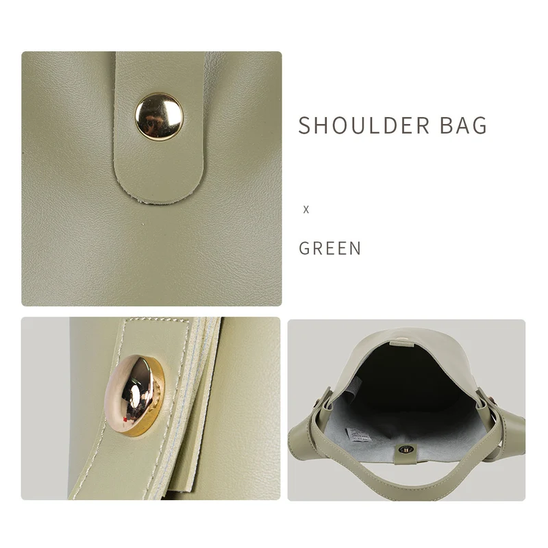 MINISO Tas Selempang Wanita Bucket Bag Tali Lebar Sling Bag Stylish Fashion Kasual