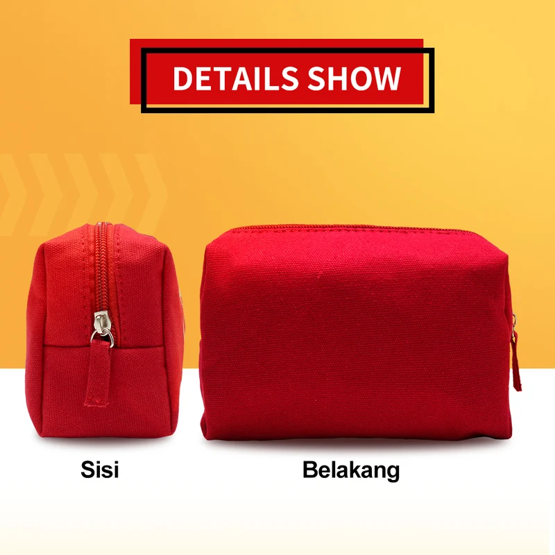 MINISO X MARVEL Tas Kosmetik Wanita Handbag Clutch Portabel Cosmetic Bag