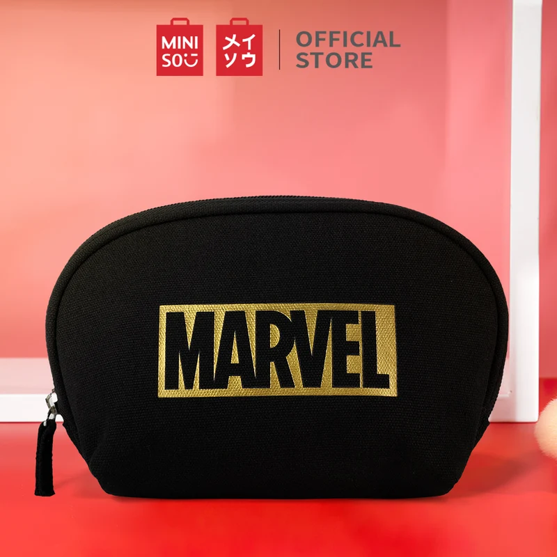 MINISO X MARVEL Tas Kosmetik Wanita Handbag Clutch Portabel Cosmetic Bag