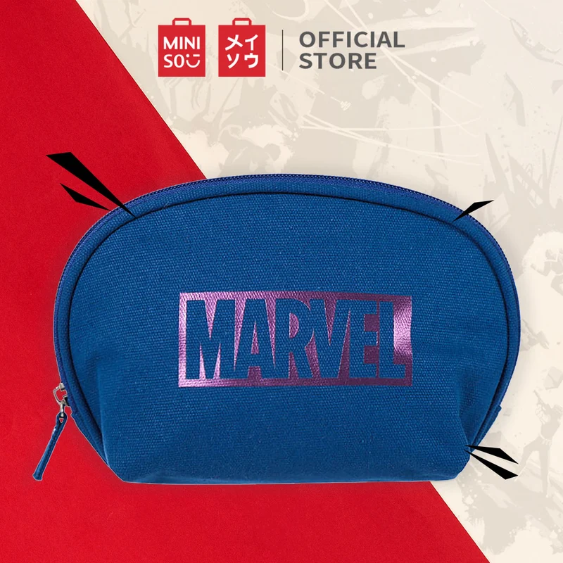 MINISO X MARVEL Tas Kosmetik Wanita Handbag Clutch Portabel Cosmetic Bag
