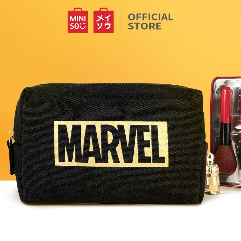 MINISO X MARVEL Tas Kosmetik Wanita Handbag Clutch Portabel Cosmetic Bag