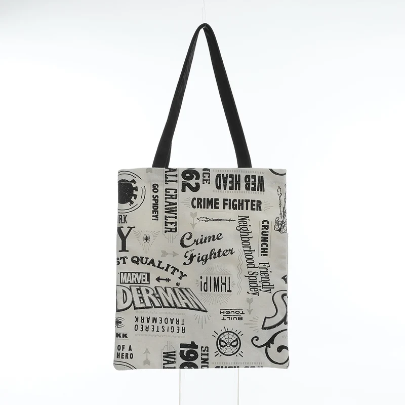 MINISO Marvel Tas Bahu Wanita Totebag 2 Saku Crossbody Shoulder Bag