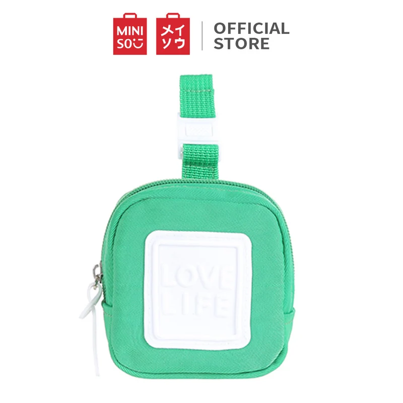 MINISO Tas Kecil Dompet Tas Koin HP Wanita Handbag Lucu Simple Polos