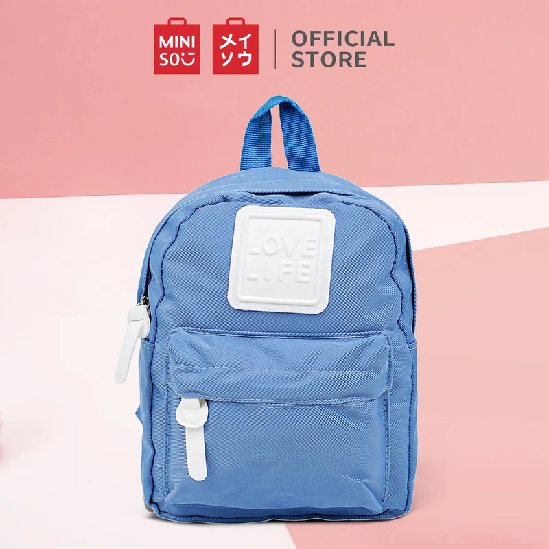 MINISO Tas Ransel Backpack Tas Pungung Travel Motif Ukuran Kecil