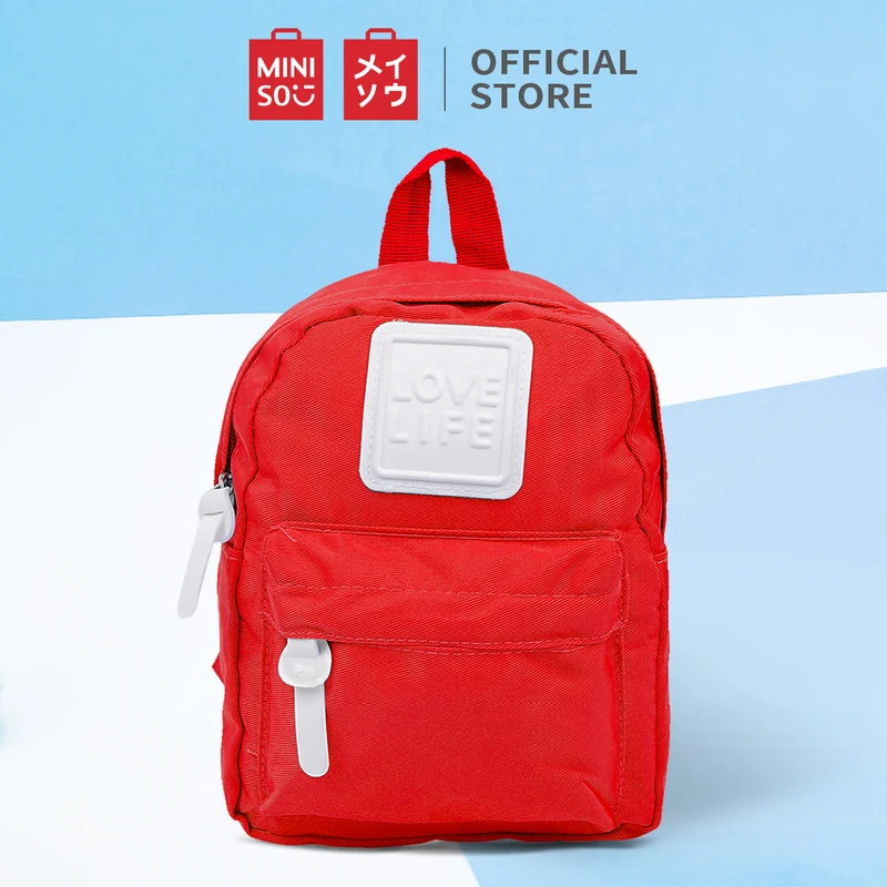 MINISO Tas Ransel Backpack Tas Pungung Travel Motif Ukuran Kecil