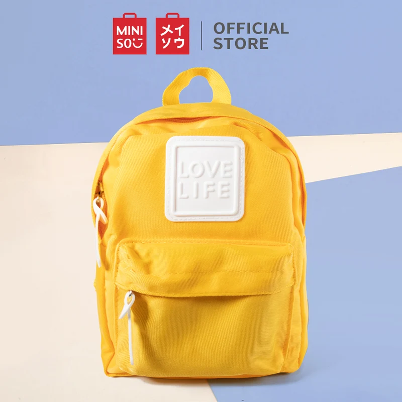 MINISO Tas Ransel Backpack Tas Pungung Travel Motif Ukuran Kecil