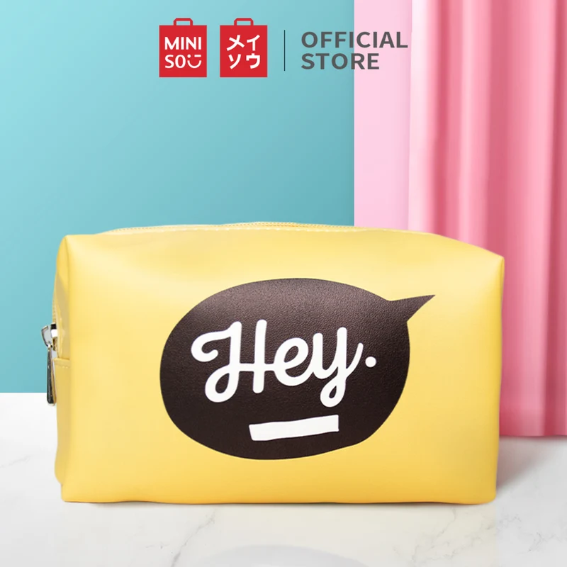 MINISO Tas Pouch Make Up Tempat Kosmetik Wanita Organizer Tempat Penyimpanan Cosmetik Bag
