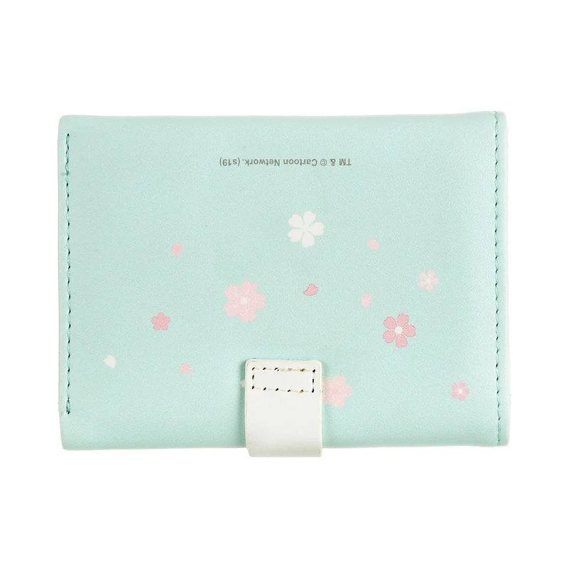 MINISO Dompet Wanita Kecil Lipat 3 Kali Tas