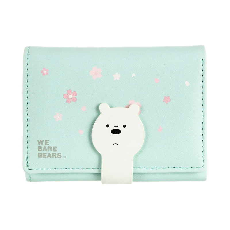 MINISO Dompet Wanita Kecil Lipat 3 Kali Tas