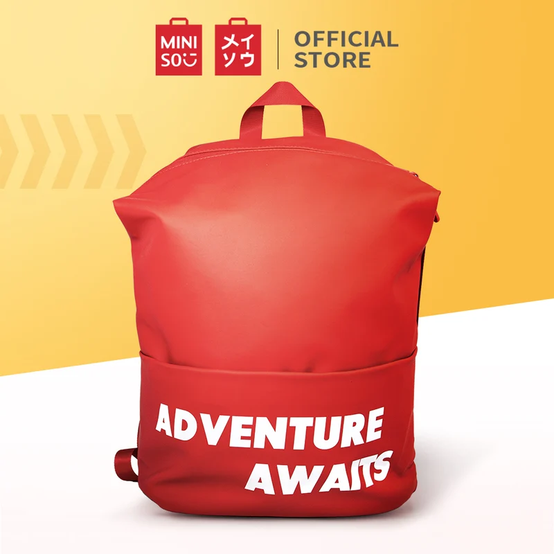 MINISO Tas Ransel Wanita Pria Backpack Tas Pungung Fashion Sekolah