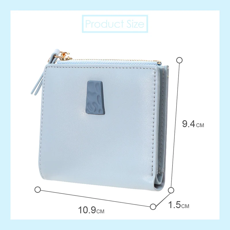 MINISO Dompet Wanita Kecil Lipat Tas Mini Pendek Tempat