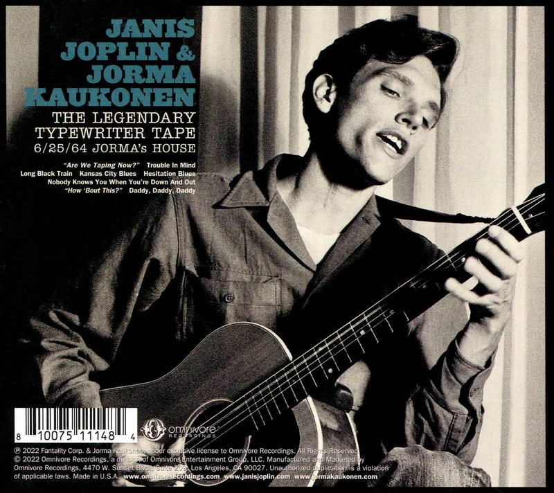 The Legendary Typewriter Tape: June 25, 1964 Jorma's House