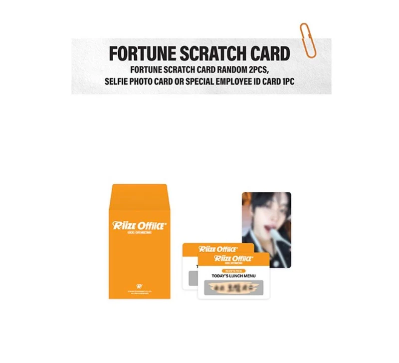 [RIIZE] 1000 DAYS FAN PARTY Fortune Scratch Card