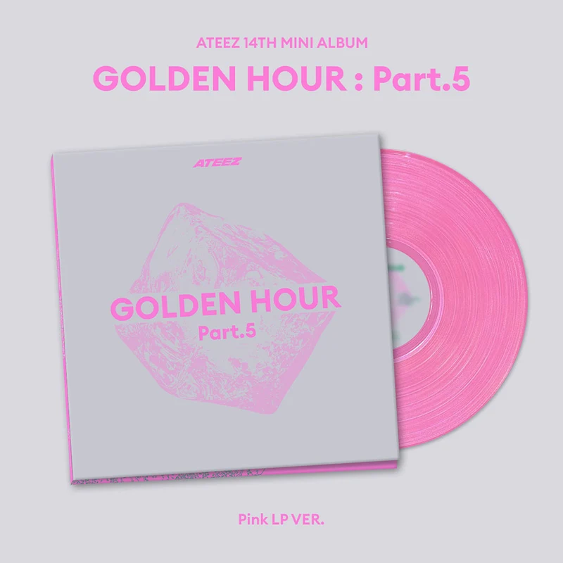 [ATEEZ] Golden Hour Pt.5 : Pink LP Ver