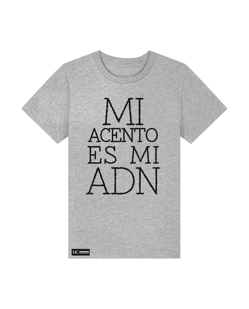 Manuel Carrasco - Camiseta Niño "Mi Acento" Gris