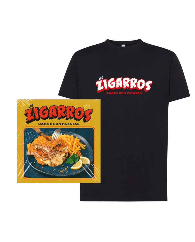 PACK CD Digipack + Camiseta "Carne con Patatas"