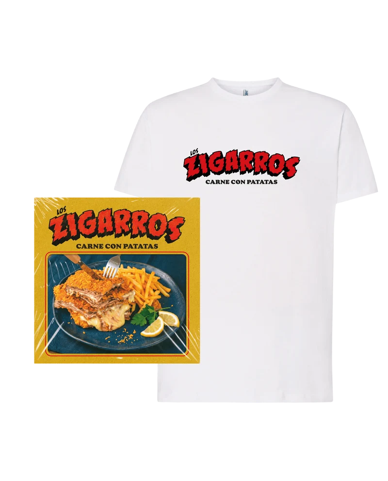 PACK CD Digipack + Camiseta "Carne con Patatas"