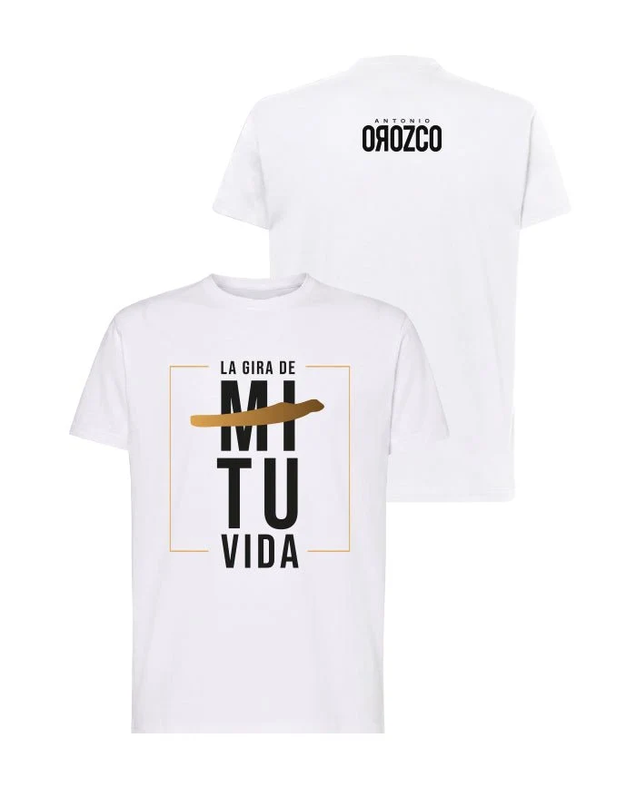 Antonio Orozco - Camiseta "MI/TU La Gira De Tu Vida"