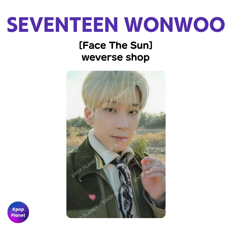 SEVENTEEN WONWOO Photocard [ Face The Sun ] weverse shop