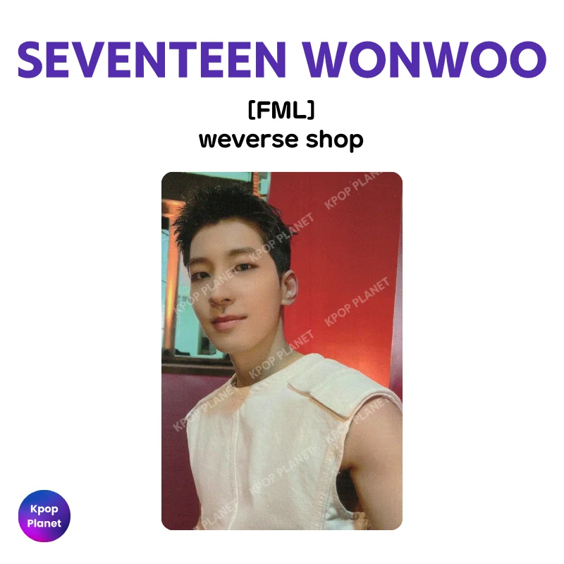 SEVENTEEN WONWOO Photocard [ FML ] weverse shop