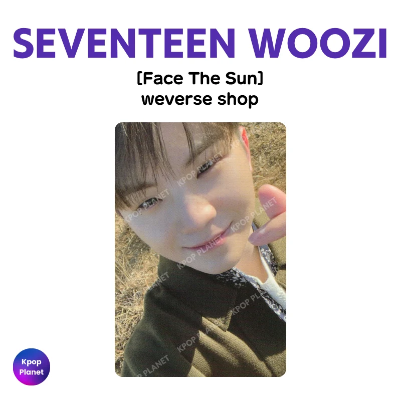 SEVENTEEN WOOZI Photocard [ Face The Sun ] weverse shop