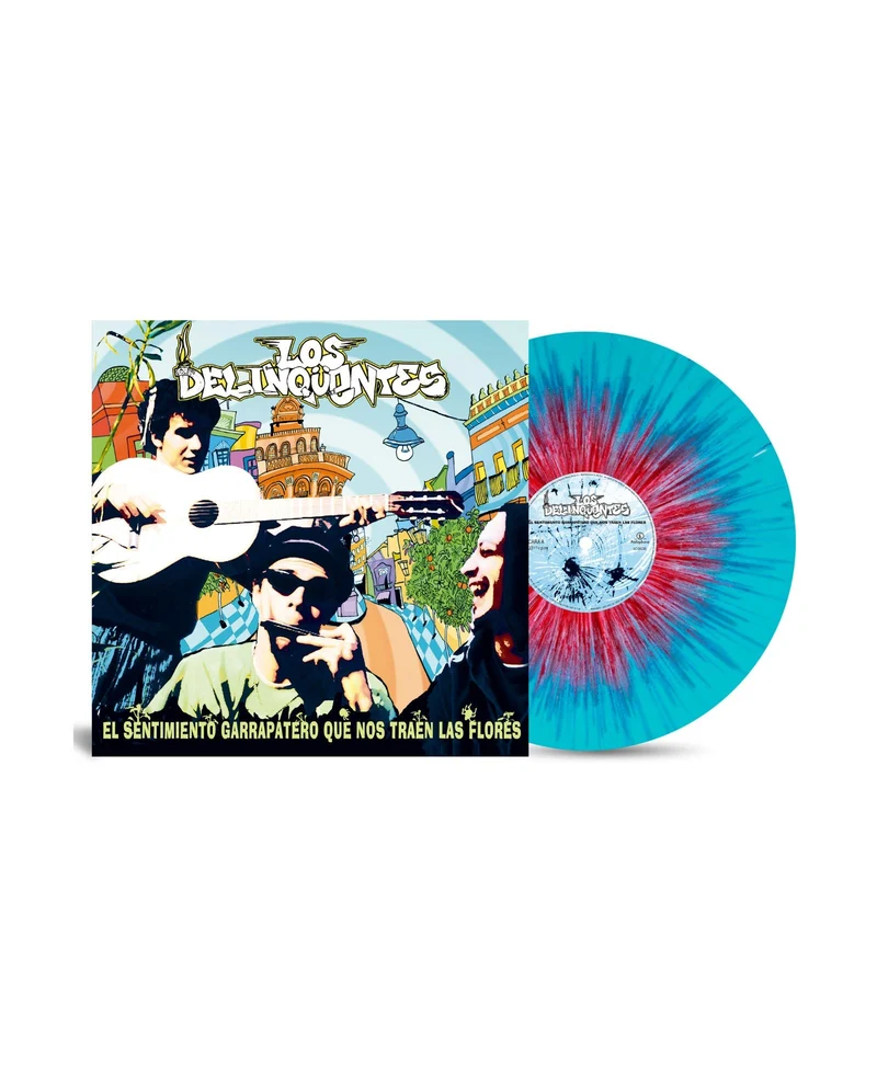 Los Delinqüentes - LP Vinilo "El sentimiento garrapatero que nos traen las flores" color splatter ed. limitada