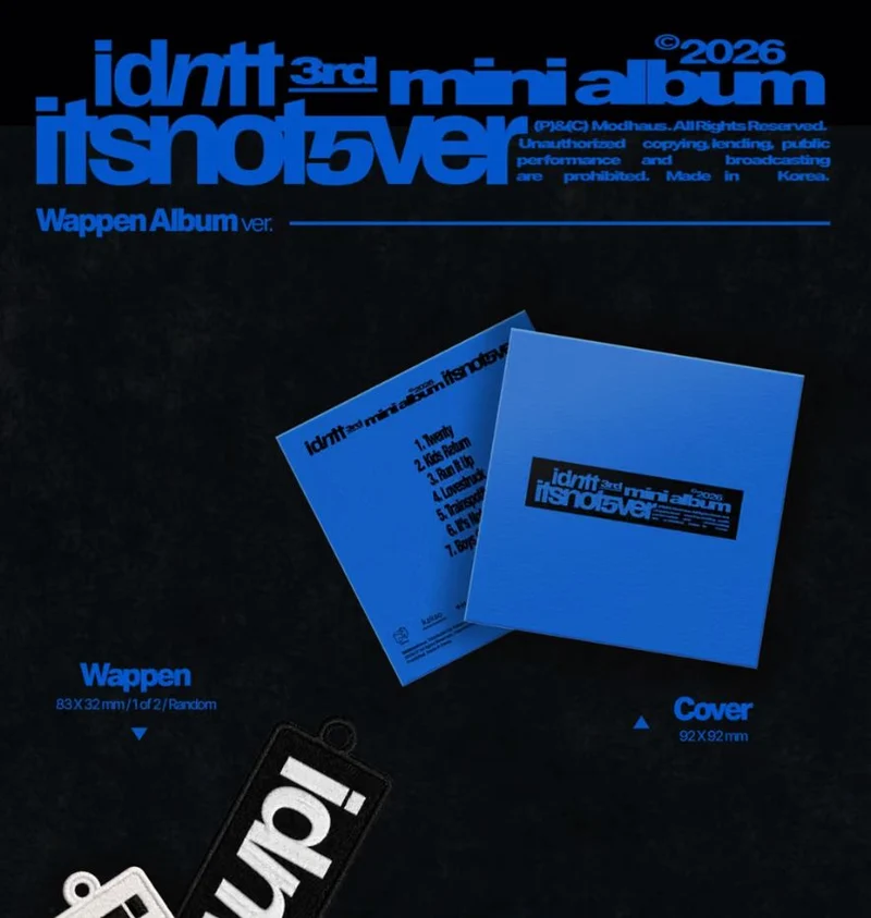 IDNTT - ITSNOTOVER (WAPPEN ALBUM VER.)