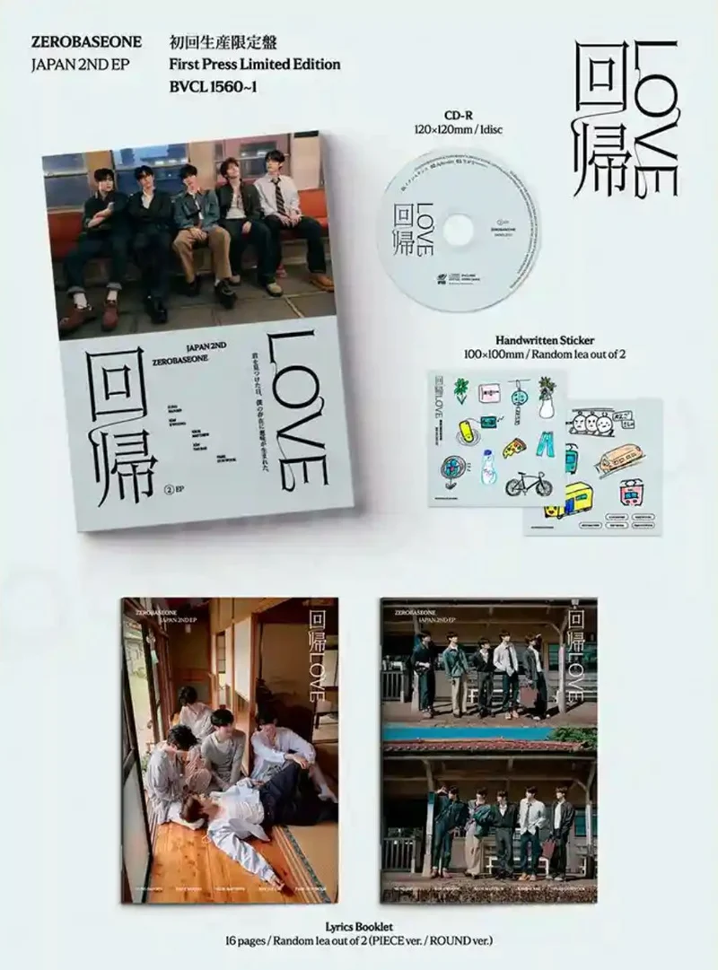 ZB1 - RETURN TO LOVE (JAPAN 2ND EP ALBUM) + HMV Gift