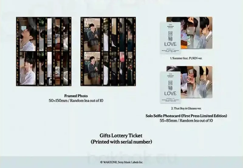 ZB1 - RETURN TO LOVE (JAPAN 2ND EP ALBUM) + HMV Gift