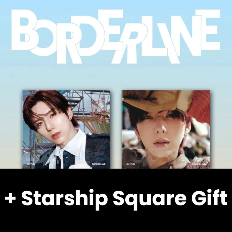 KIHYUN (MONSTA X) - BORDERLINE (DIGIPACK VER.) SET + Starship Square Gift