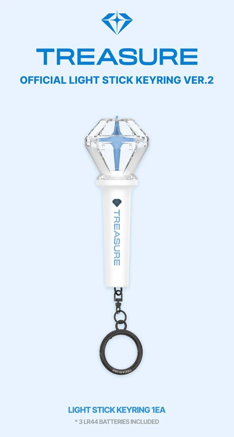 TREASURE - OFFICIAL LIGHT STICK KEYRING VER.2