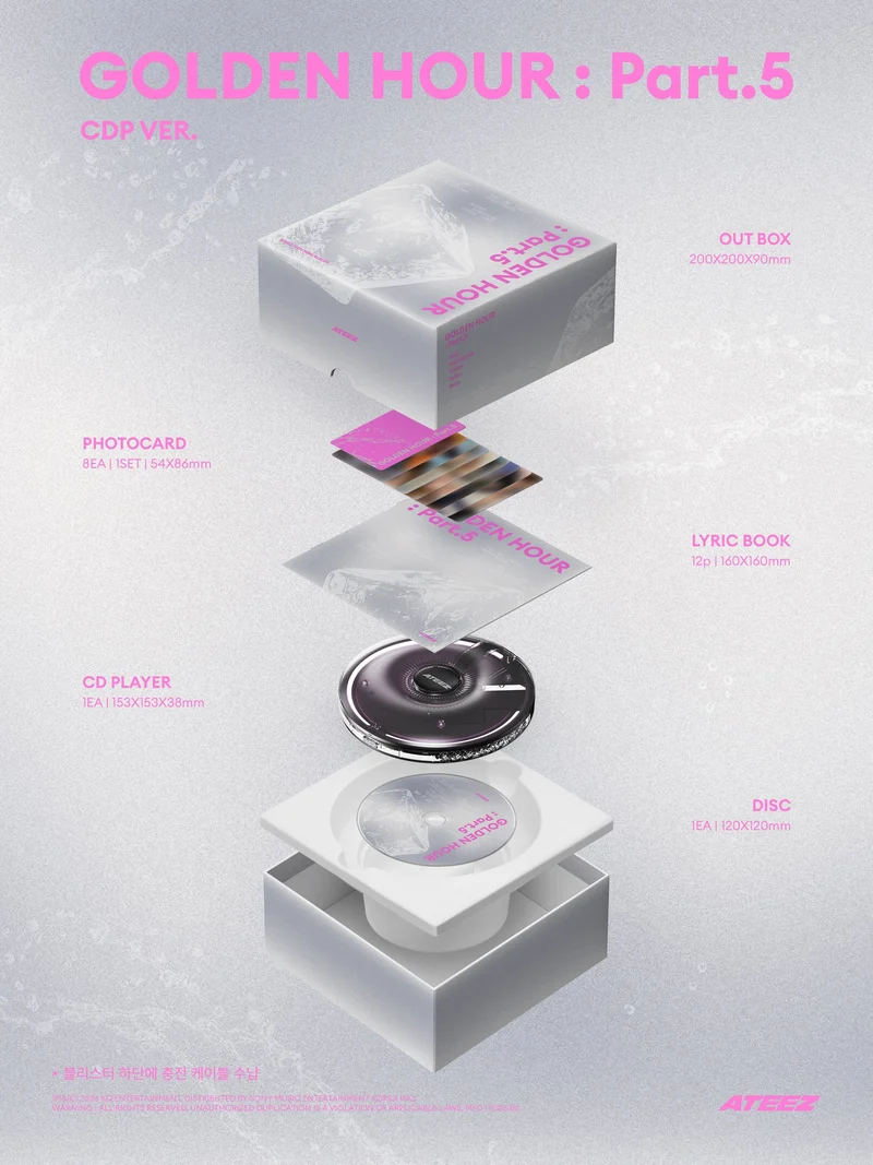 ATEEZ - GOLDEN HOUR : PART.5 (CDP VER.)
