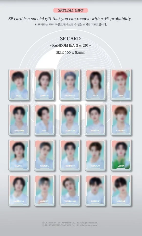 NCT ZONE - COUPON CARD (WHITE ROYAL VER.)
