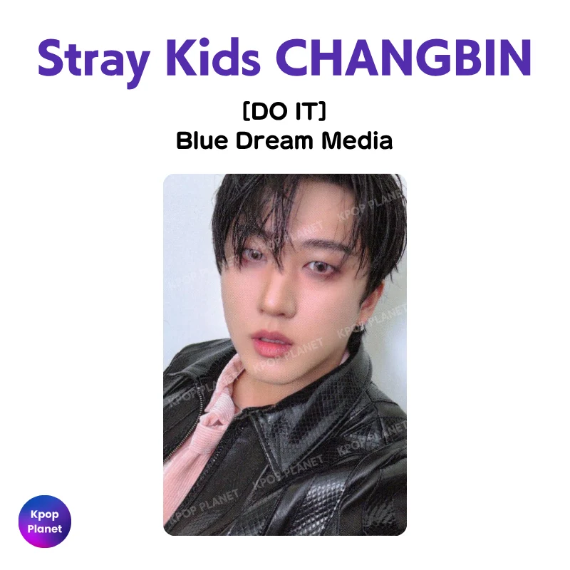 Stray Kids CHANGBIN Photocard [ DO IT ] Blue Dream Media
