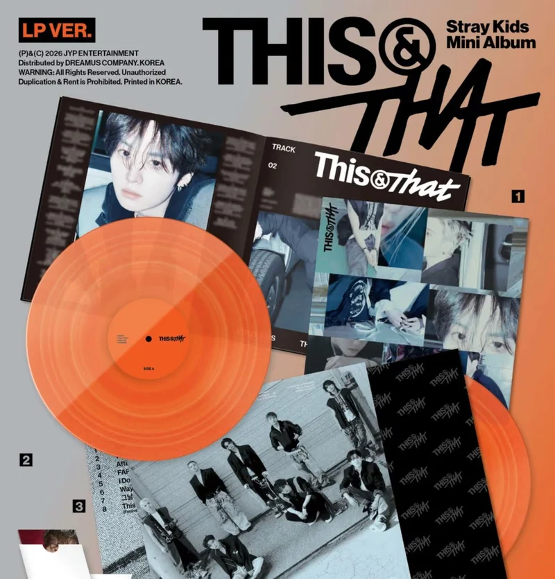 STRAY KIDS - THIS & THAT (LP VER.) (LIMITED) + FANS SHOP Gift