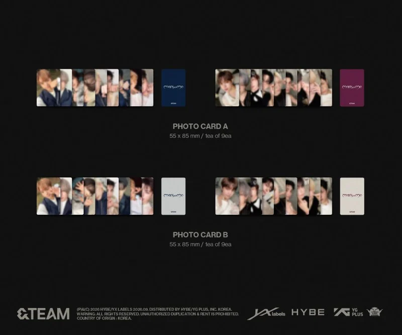 &TEAM - MARK ON ME (2ND KOREAN MINI ALBUM) SET + EARLY-BIRD Weverse Gift