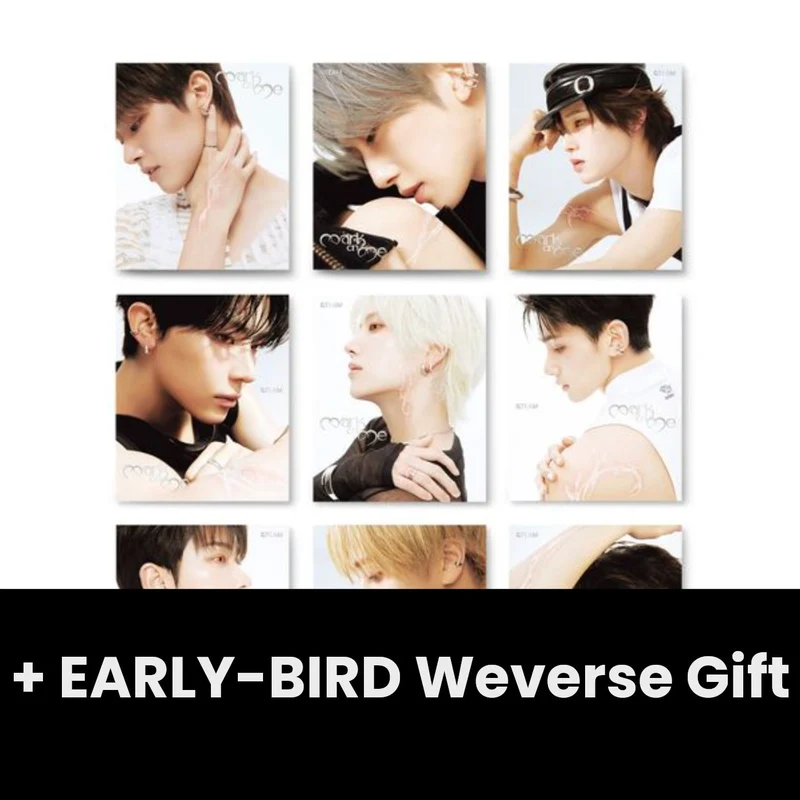 &TEAM - MARK ON ME (2ND KOREAN MINI ALBUM) (SOLO VER.) SET + EARLY-BIRD Weverse Gift