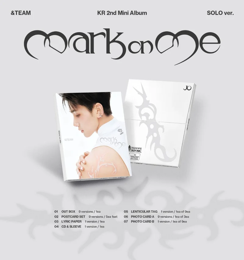 &TEAM - MARK ON ME (2ND KOREAN MINI ALBUM) (SOLO VER.)