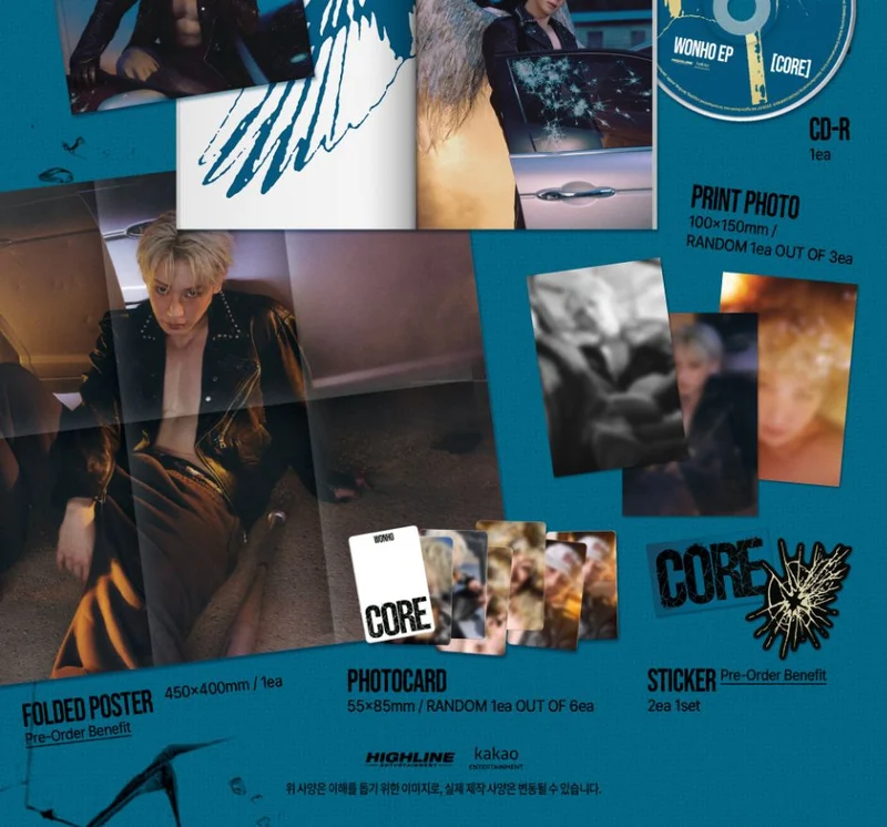 WONHO - CORE (CRACK VER.)