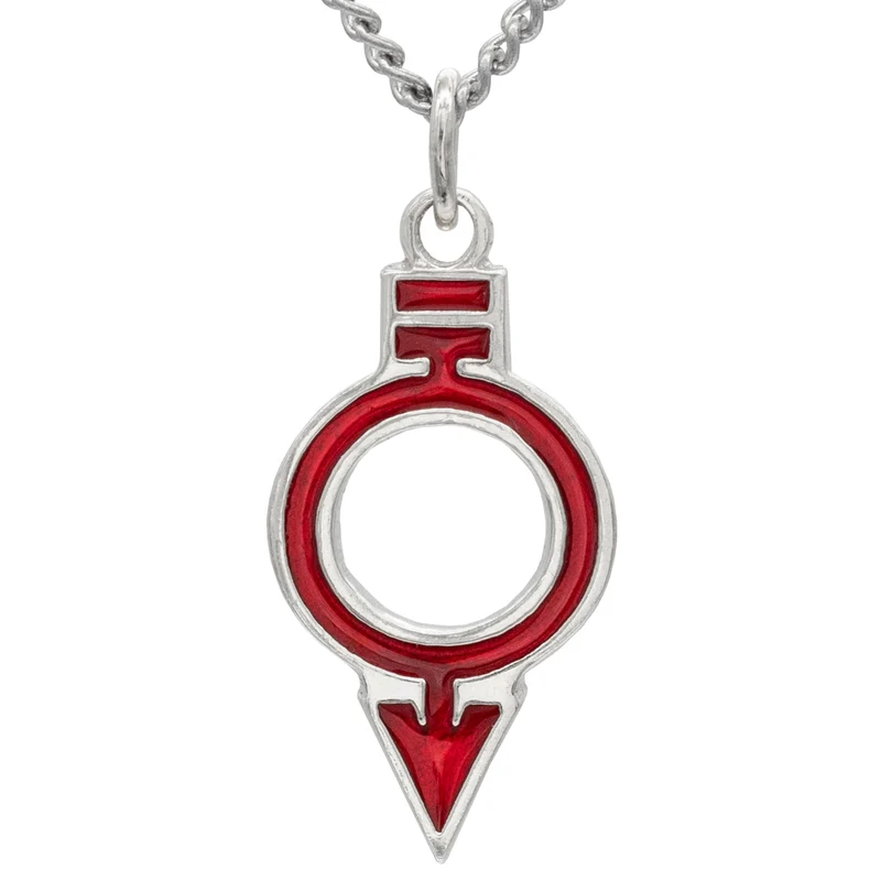 Collar Sociedad Roja - Plata