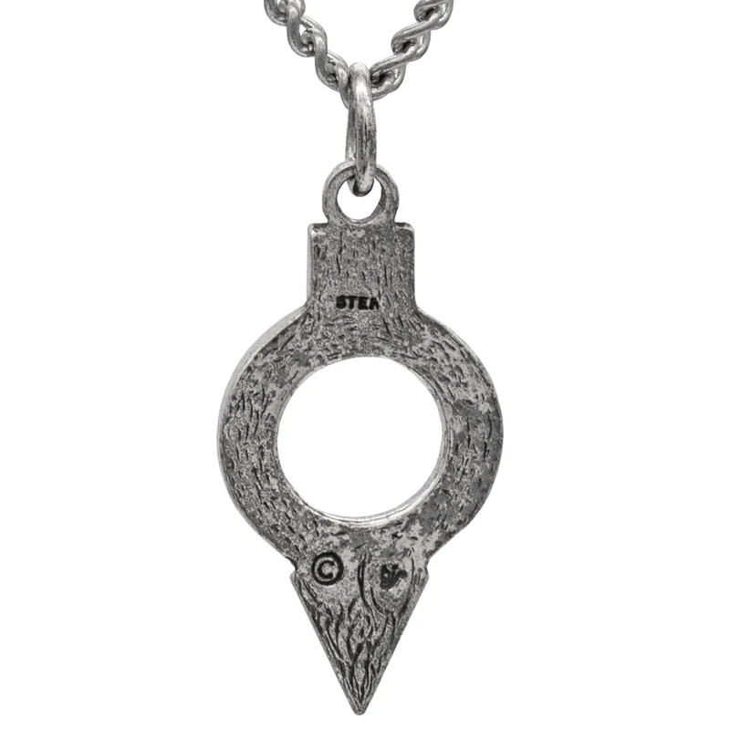 Collar Sociedad Roja - Plata