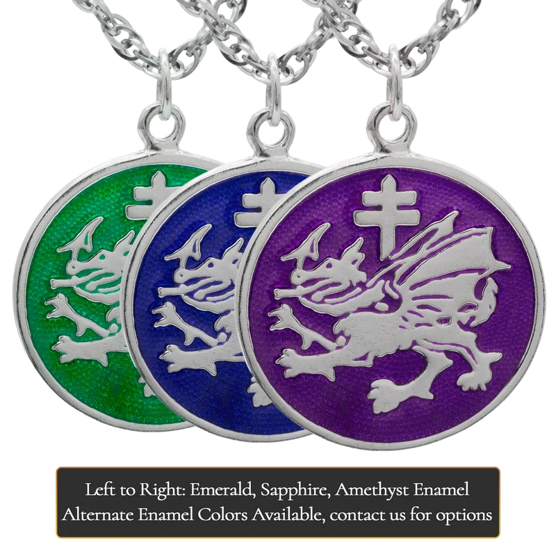 Colgante Orden del Dragón - Plata Esmaltada